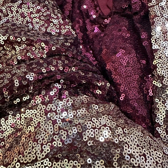 SEQUINED ombré sequined maxi dress - Picture 9 of 9